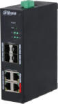 Dahua 8-port Hardened Managed Switch With 4-port Poe > Comes With 4 × 10/100 Mbps Poe Ports And 4 × Sfp 1000 Mbps Uplink Ports > Meets The Requir (1000048836)