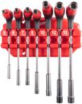 Milwaukee Set de chei tubulare Milwaukee, 7 piese, maner T cu suport ergonomic, 4932498704 (4932498704) Trusa unelte