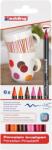 edding Комплект четки за порцелан, EDDING "4200 Warm color", 6 различни цвята 4-4200-6999 (4-4200-6999)