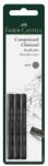 Faber-Castell AG Pitt soft 3 бр. пресован въглен FC129997 (FC129997)