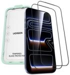 UGREEN iPhone 17 Pro UGREEN SP1146 протектор за екран стъкло 2бр. 2.5D, 9H + рамка, BLACK 95524 (95524)