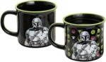 Paladone Cană cu efect termic Paladone Movies: Star Wars The Mandalorian - Mandalorian și Grogu (115006)