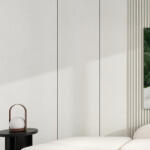  Falpanel, fa mintával, bambuszrost, 280x120 cm - Warm Hazel - 280x120 cm (MR-41123)