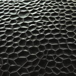  Falpanel, dombornyomott, PVC, 240x120 cm - Black Metal - 240x120 cm (MR-50410)