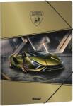 Ars Una Dosar cu elastic Ars Una Lamborghini - A4, galben (50215232)