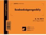  Formularul B. 18-49/V A6 "Permis de ședere" formular tip "permis de ședere (B.18-49/V)