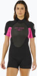 Rip Curl Costum de înot pentru femei Rip Curl Omega 2/2 mm Back Zip Springsuit black/pink