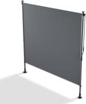 Juskys Függőleges napellenző 200 x 228-316 cm UV-védelem szürke (301347)