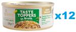 Applaws Dog Taste Toppers Csirkemell, sütőtök, borsó húslevesben 12x156 g