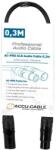 Accu-Cable AC-PRO 0, 3 m Микрофонен кабел (<![CDATA[1611000072]]>)