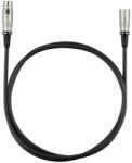 HyperX Аудио кабел HyperX XLR, XLR мъжко към XLR женско, 3м, черен - 6Z2B9AA (6Z2B9AA)