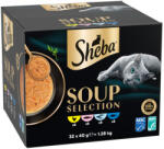 Sheba 32x40g Sheba Soup válogatás étrend-kiegészítő eledel macskáknak