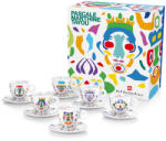 illy Art Collection: PASCALE M. TAYOU 2022 чаши за капучино с чинийки 6 x 160 мл