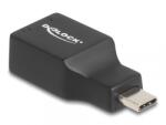 Delock Placa de sunet USB type C la 2 x jack stereo 3.5mm, Delock 67128 (67128)