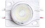 MPL POWER LED modul 2.4W (3020x1/18x40°/IP67) Nebraska, aszimmetrikus lencsével - hideg fehér (NEBRASKA-1W v.2)