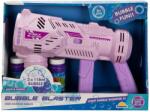 Sunman Pistol de facut baloane cu lumini si sunete, Bubble Blaster, Roz, 236 ml Tub balon de sapun