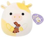 Jazwares Jucarie de plus, Squishmallows, Vacuta Bodie cu iepuras, 19 cm (N01004564_002w)