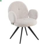  Forgószék, világosszürke/fekete, VASALA