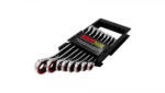 KROFTOOLS Fokozatmentes racsnis csillag-villás kulcs készlet, 8 részes 8-19 mm (1134) (K-1134)