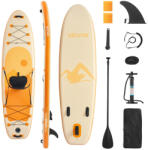 VEVOR Felfújható SUP deszka üléssel 304, 8x83, 8x15, 2 cm komplett Stand Up Paddle Board szett kezdőknek és haladóknak
