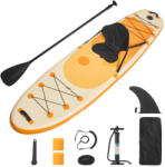 VEVOR Felfújható SUP deszka üléssel 323x83, 8x15, 2 cm Stand Up Paddle Board komplett szett