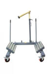 KROFtools MAGAS EMELÉSŰ GÖRGŐS SZÁLLÍTÓ mozgató KOCSI ( autó kerék ) 1200 KG (4930) (K-4930)