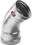 Viega Temponox rozsdamentes könyök 76, 1/45° BB (808884) (808884)