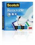 3M Bandă adezivă, 19 mm x 33 m, detașabilă, 3M SCOTCH "Removable 811", 33m