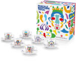 illy Művészeti Kollekció: PASCALE M. TAYOU 2022 eszpresszó csészék alátétekkel 6 x 60 ml