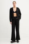 EA7 Emporio Armani melegítő női pamut elasztánnal - fekete XS - answear - 67 990 Ft