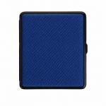 Padonio Sötétkék szövet mintázatú cigarettatárca 20 szál 8 cm-es cigarettához (M-06416-sötétkék)