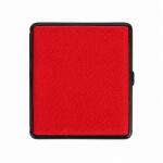 Padonio Piros szövet mintázatú cigarettatárca 20 szál 8 cm-es cigarettához (M-06416-piros)