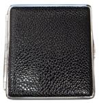 Padonio Fekete gyíkbőr hatású cigarettatárca 20 szál 8, 5 cm-es cigarettához (A-806730-6)