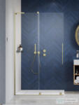Radaway Furo SL Walk-in zuhanyfal 100B balos, szálcsiszolt arany 10306538-99-01L+10110494-01-01 (10306538-99-01L_10110494-01-01)