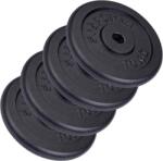 SC Sports Öntöttvas tárcsakészlet 4x10 kg átmérő 30/31 m (10002532) Súlytárcsa
