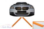  BMW díszléc szett V-merevítő , első hűtőrács dekoratív díszek Rácscsíkok Betétek alkalmas BMW 1 2 3 4 5 6 7 Szériára Narancs