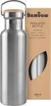 Bambaw Rozsdamentes acél hőszigetelt ivópalack, 1000 ml - Natural Steel