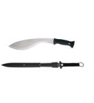 DEPOX Set sabie si maceta de vanatoare, DEPOX®, Kukri Silver, 44 cm, husa inclusa (0900)