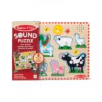 Melissa & Doug дървени пъзели със звуци на животни от фермата (6075218_FARM)