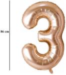  34 inch-es 3 Champagne Gold Számos Super Shape Fólia Lufi (pg40143)