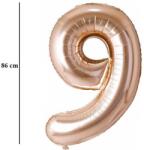 34 inch-es 9 Champagne Gold Számos Super Shape Fólia Lufi (pg40149)