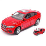 Rastar BMW X6M (2018) piros - 1: 24 méretarányos fém modellautó és játékautó | Rastar (rastar56600r)