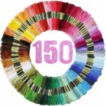 iga-tex Mulina Hímző Készlet Mulin Színes Hímzőfonal 150db-os
