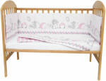 KidsDecor Set protectii patut odette pink, din bumbac 50x100 cm