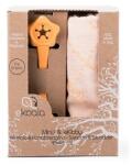 Ekoala Set swaddle si suport de prindere baveta, ekoala, orange Bavata