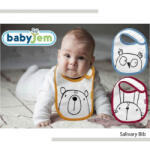 BabyJem Baveta din bumbac babyjem (culoare: bleu) - bekid Bavata
