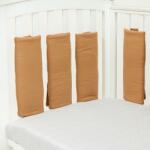 KidsDecor Protectii patut individuale din muselina "biscuit" 35x35 cm