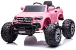 Dake Masinuta electrica Mercedes X-Class Monster Truck, 180W, 4x4, roti moi, scaun tapitat, telecomanda, barbie pink