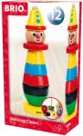 BRIO - Jucarie Lemn De Stivuit Clovn (BRIO30120) - edanco