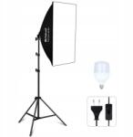 Puluz Stúdiólámpa Puluz Softbox 50x70 cm Led Izzó Világítás (SINGLE)